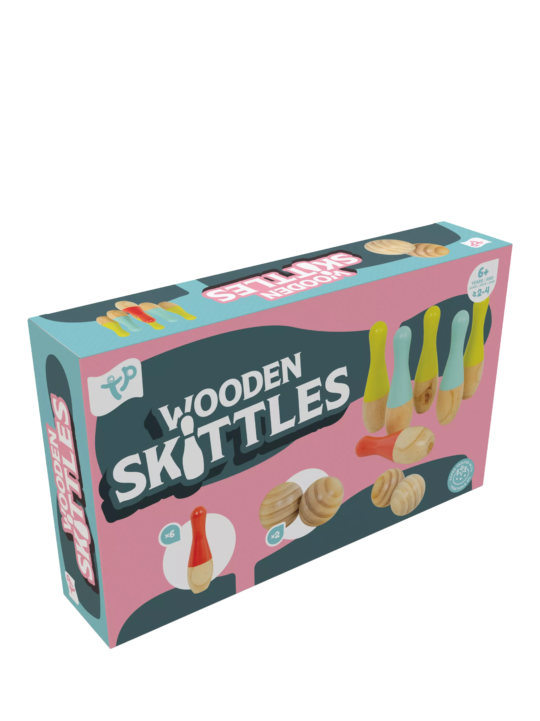 Mookie wooden skittle set outdoor game (British brand)