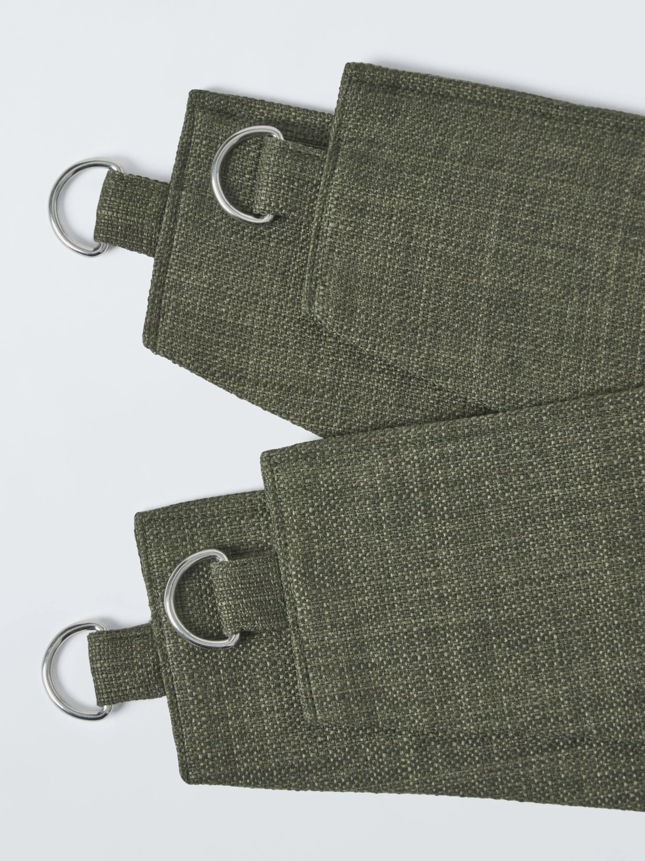 John Lewis avocado tieback pack of 2, imported from the UK