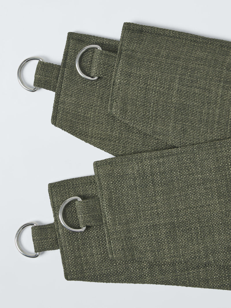 John Lewis avocado tieback pack of 2, imported from the UK