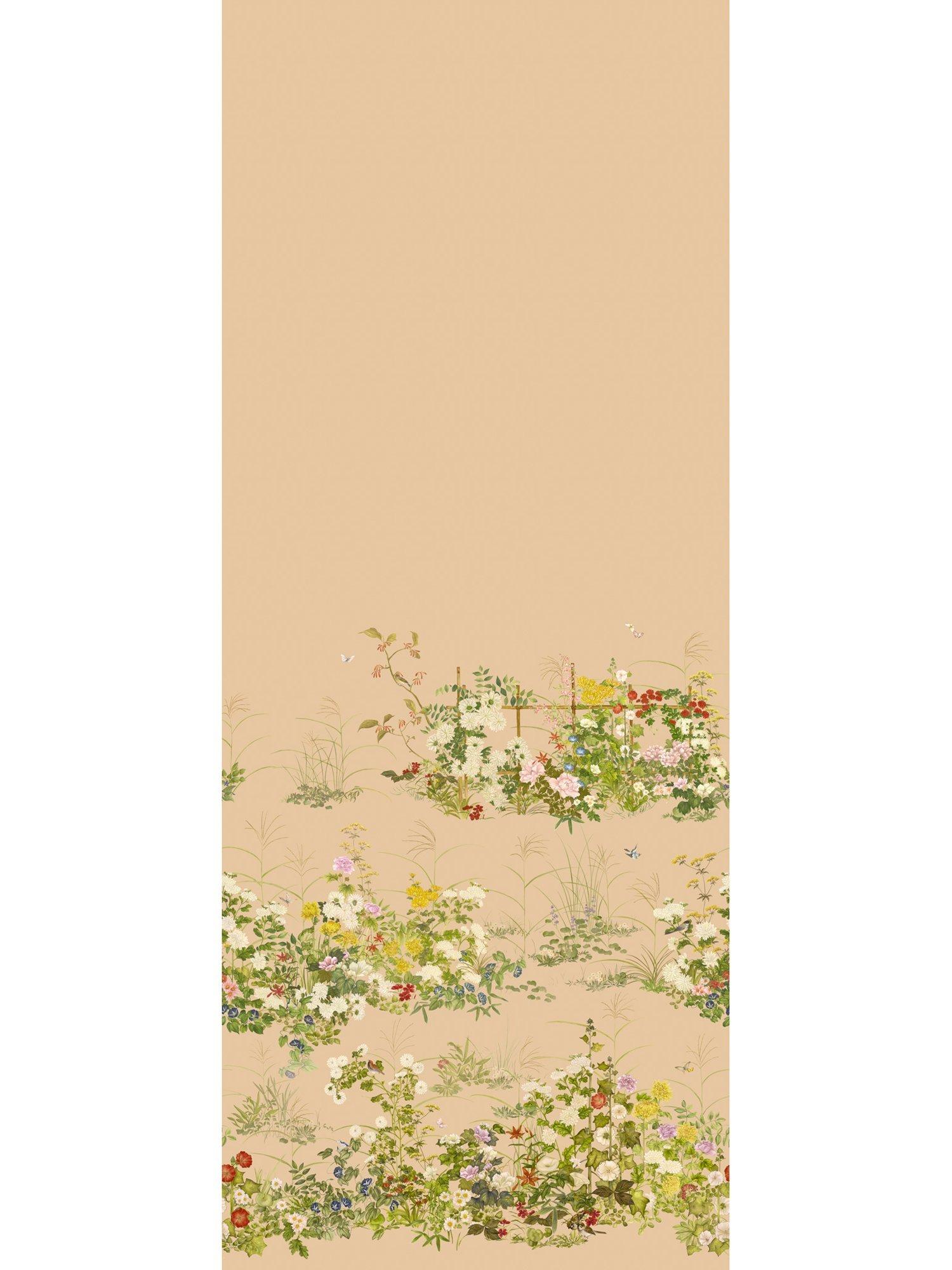 Cole & Son Scenic Flora Gilded Wallpaper (British brand)