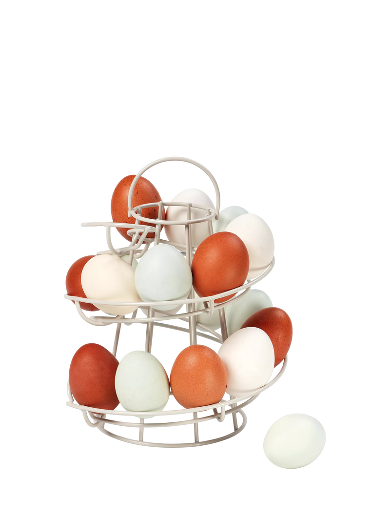 Tala Helter Skelter egg holder cream for 20 eggs, UK version