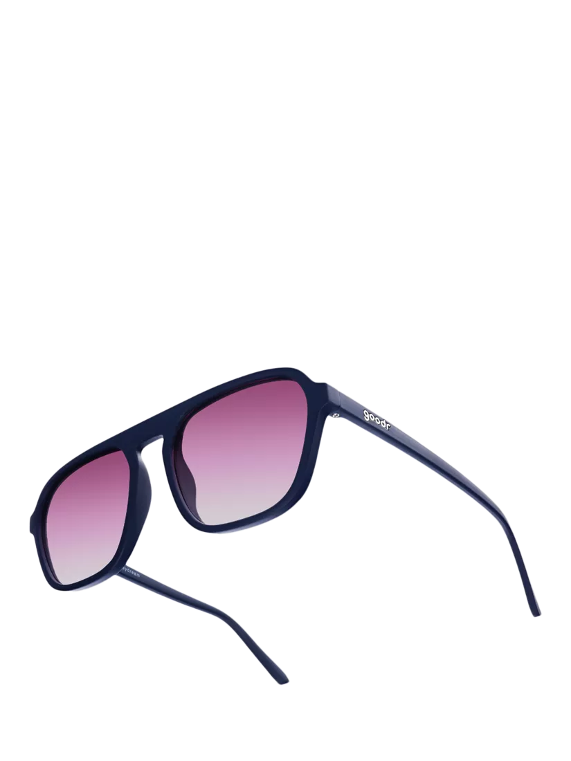 goodr Deja Vu Daydream Sunglasses in blue (British brand)