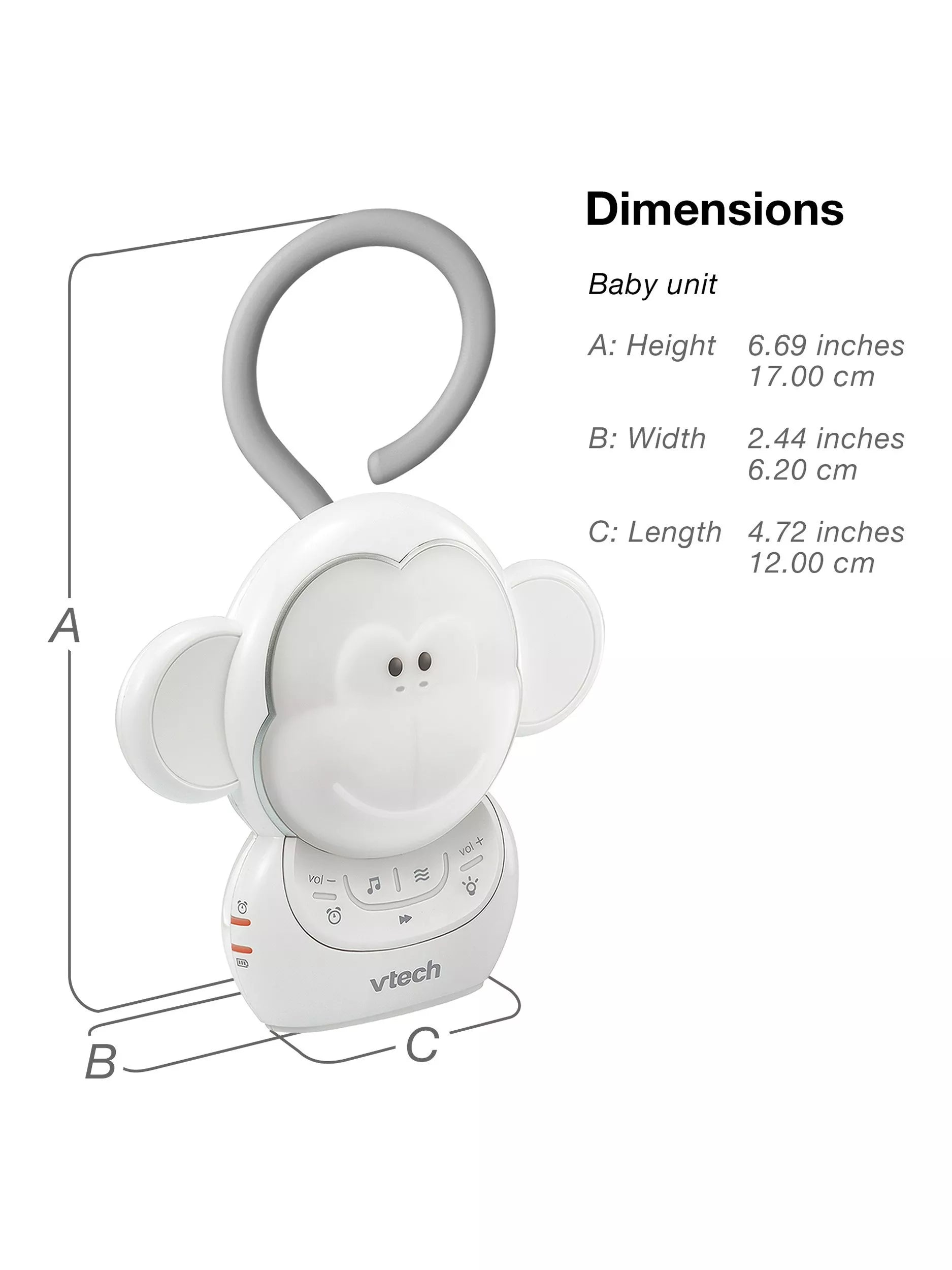 VTech V-Hush baby soother with night light lullabies (British brand)