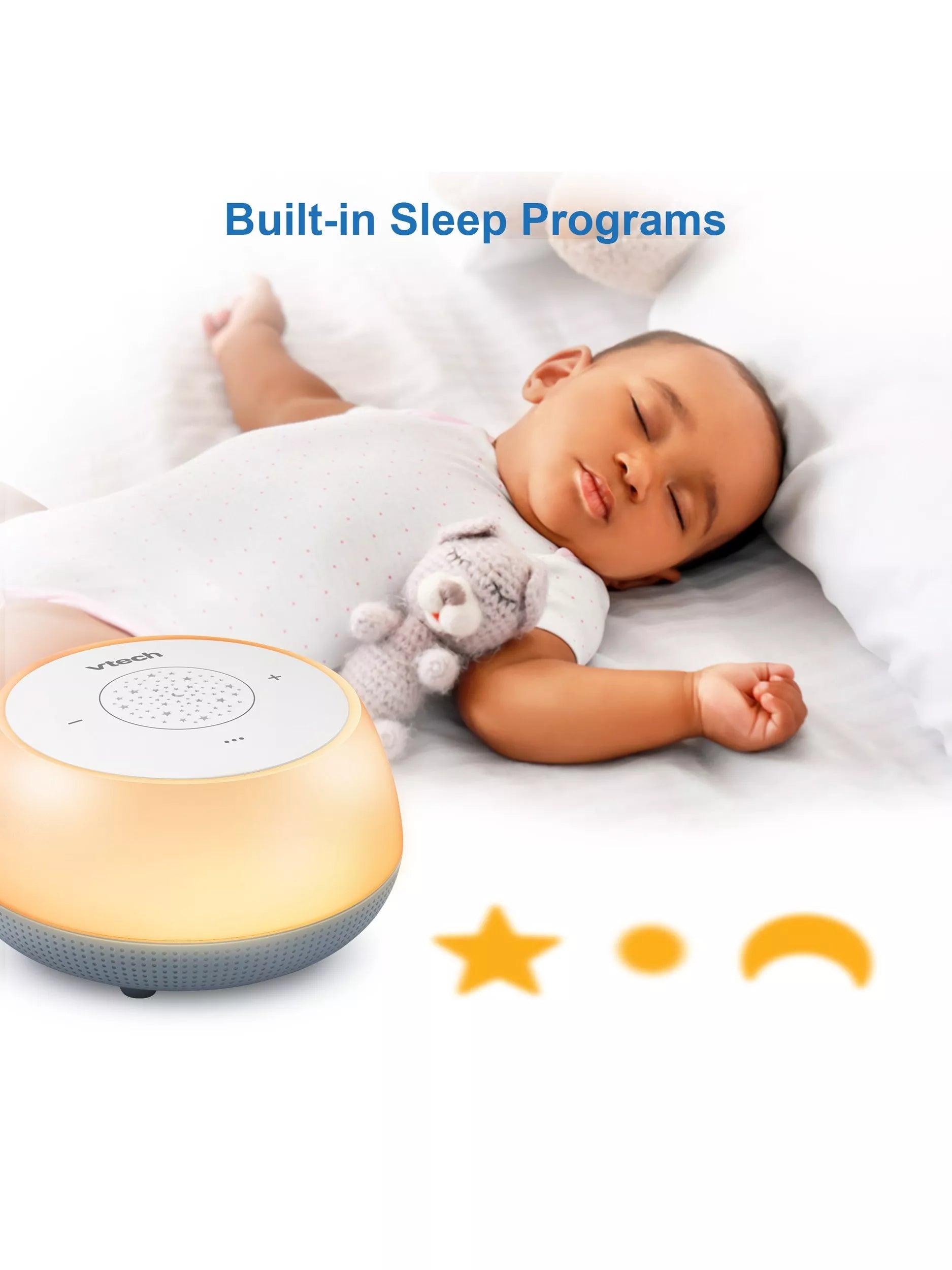 VTech mini sleep training soother with night light and projector (British brand)