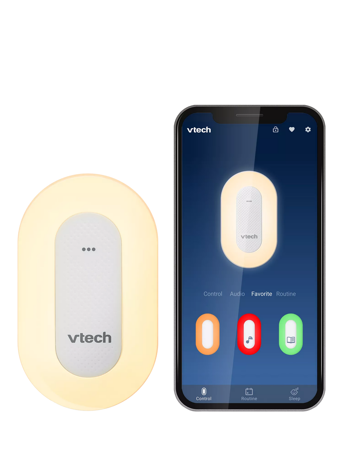 VTech V-Hush sleep soother night light Bluetooth (British brand)