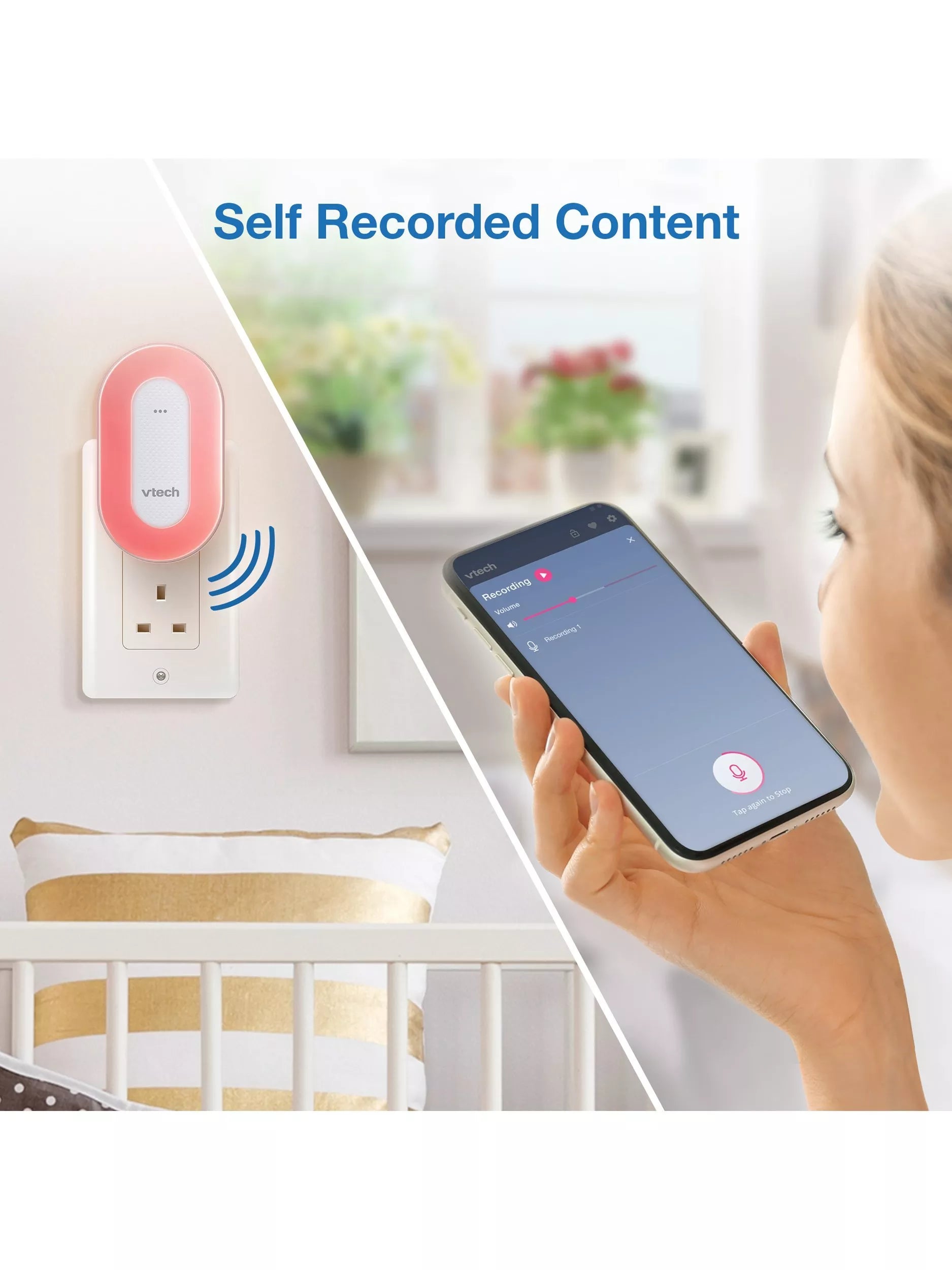 VTech V-Hush sleep soother night light Bluetooth (British brand)