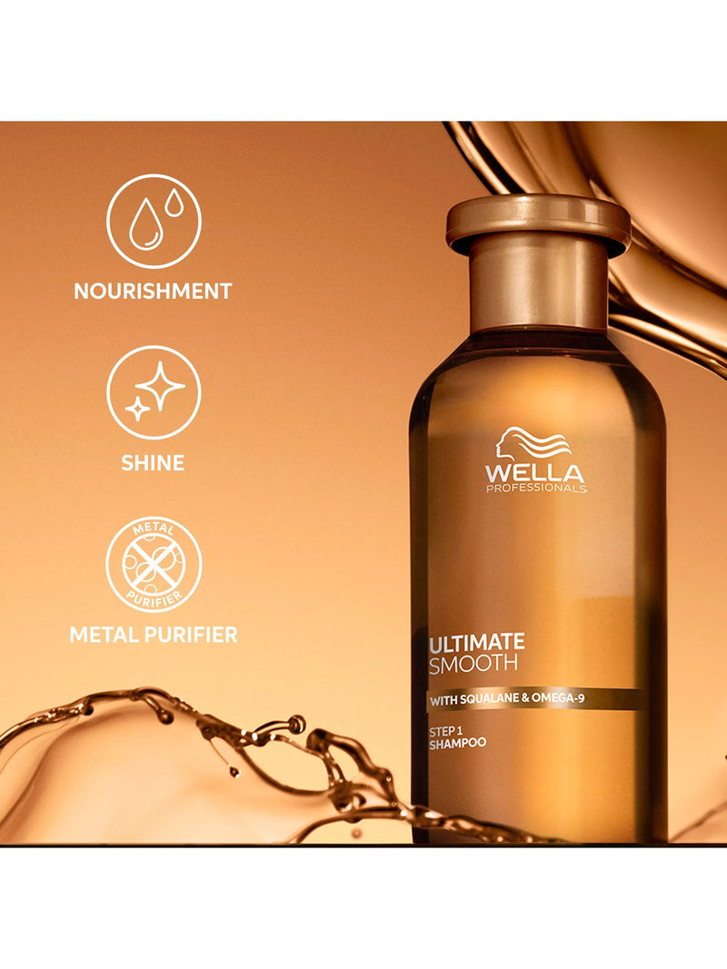 Wella Professional Ultimate Smooth shampoo 250ml (British brand)