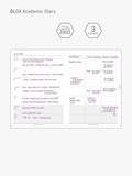 BLOX Stationery academic diary A5 sea green, UK version