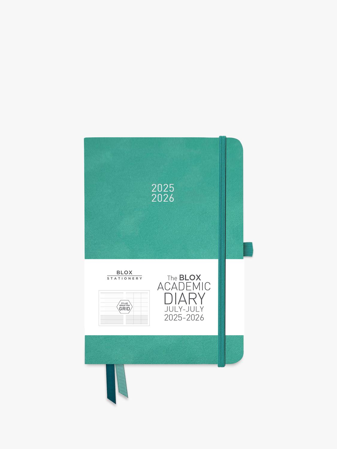 BLOX Stationery academic diary A5 sea green, UK version