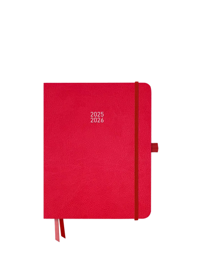 John Lewis BLOX Stationery Large Mid Year Academic 2025-26 Diary, Coral- Buy online at McGrocer