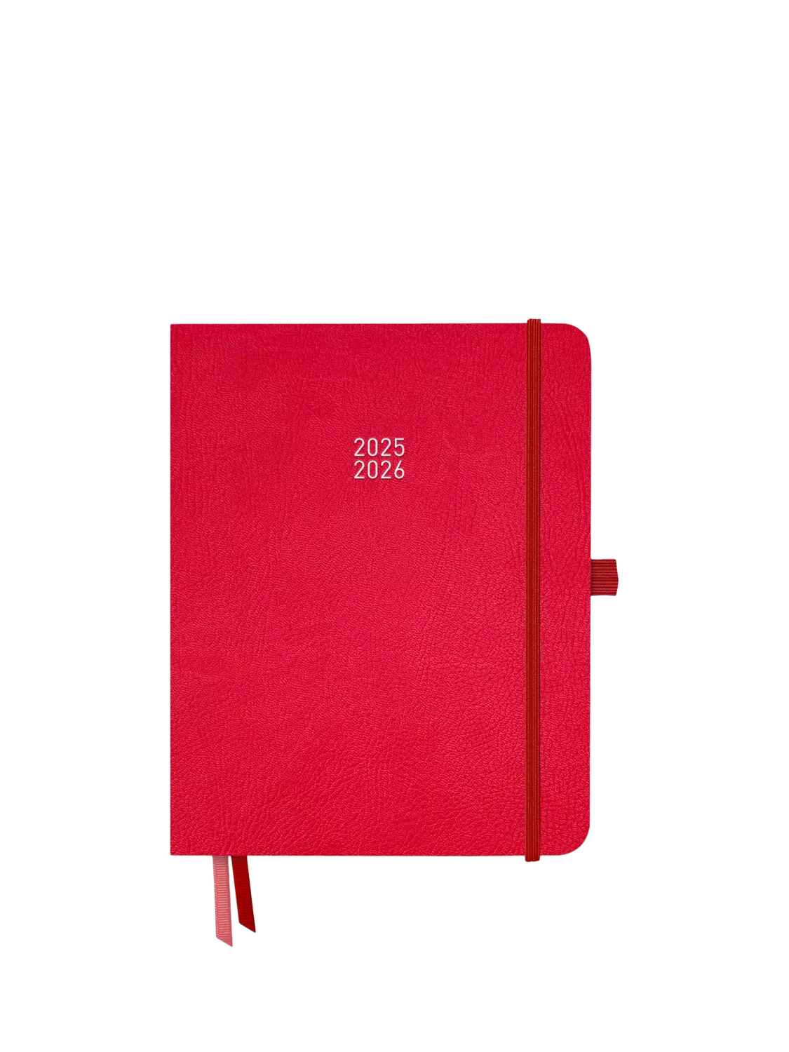 BLOX Stationery large academic diary coral 2025-26 - British product