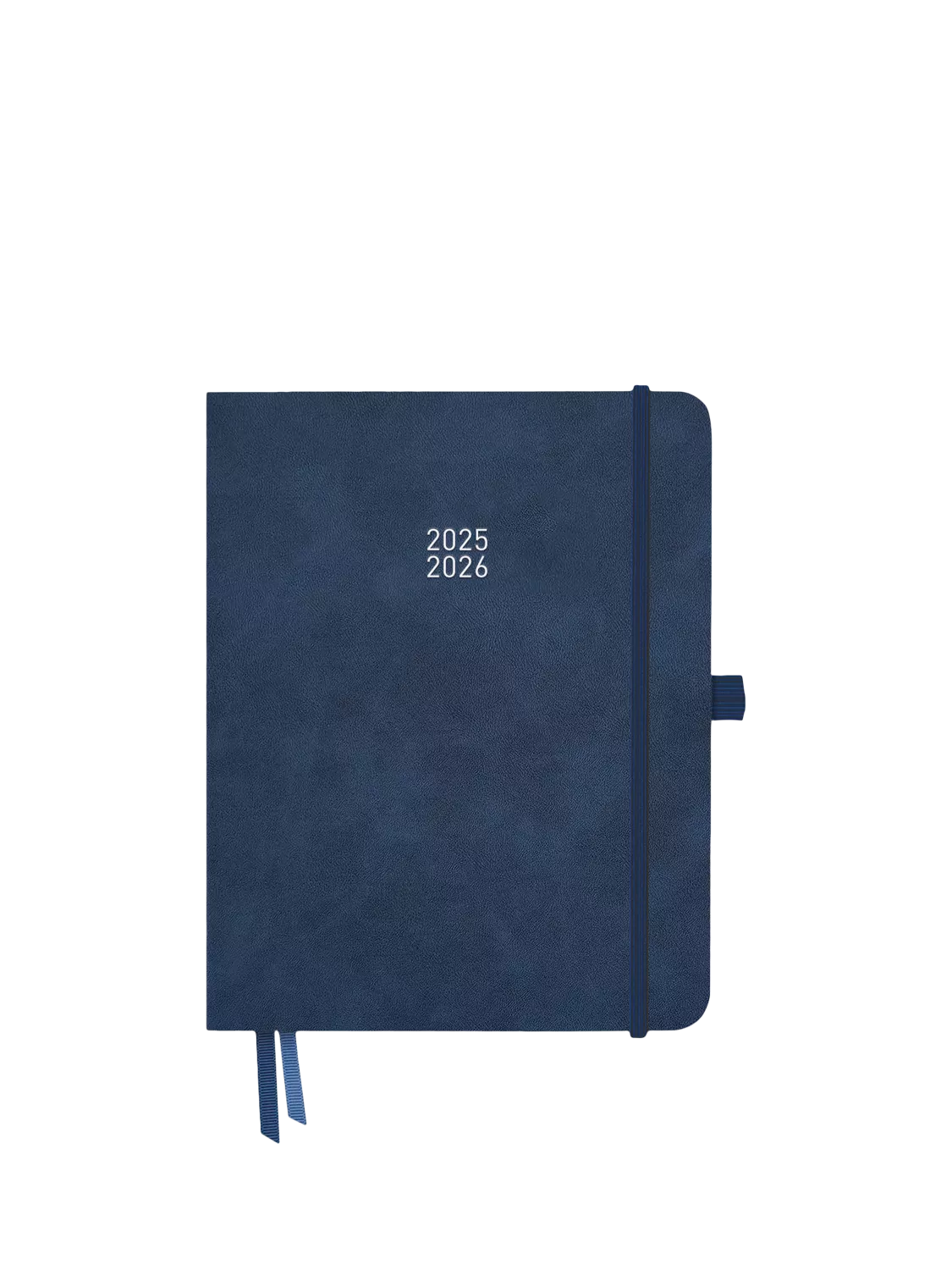 BLOX Stationery large academic diary 2025-26 denim, UK version