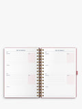 Busy B 2025-26 week-to-view planner pink - British product