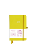 MUM's Office family diary academic 2025-26 Lemon - British product