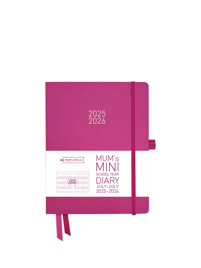 MUM's Office Mini Academic Mid-Year Diary Pink, UK version