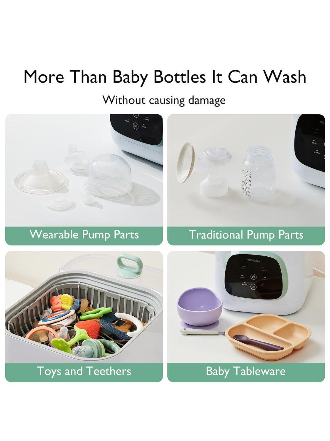 Momcozy KleanPal Pro baby bottle washer white, UK version