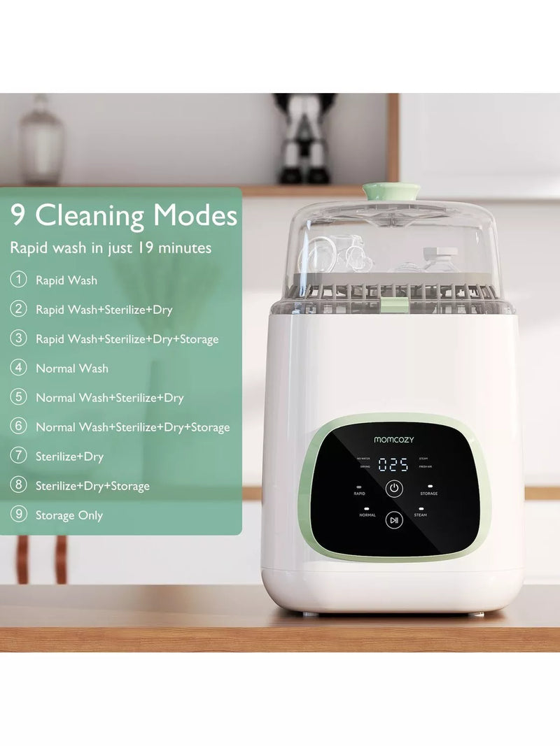 Momcozy KleanPal Pro baby bottle washer white, UK version
