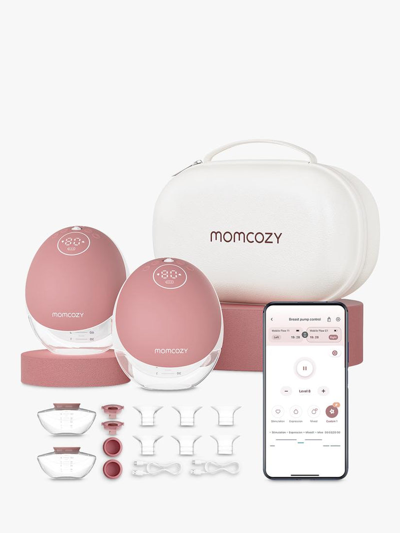 Momcozy M9 double breast pump mobile flow (British brand)