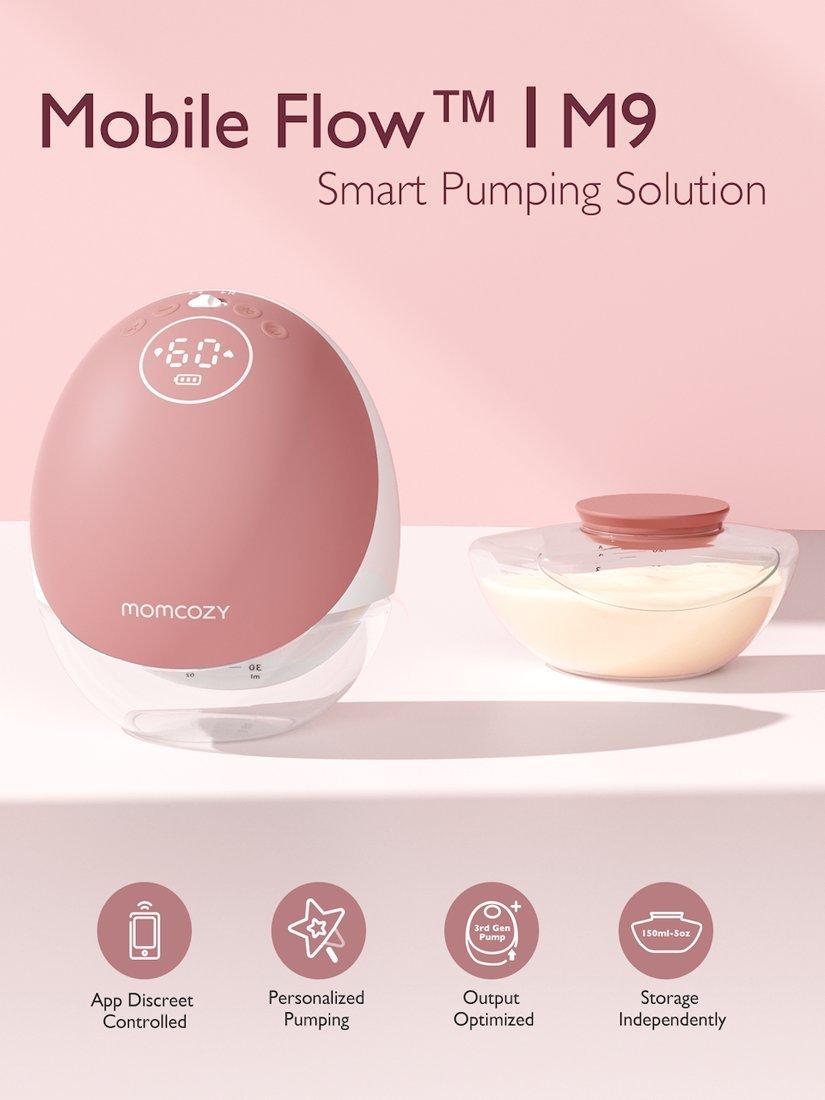 Momcozy M9 Mobile Flow single breast pump (British brand)