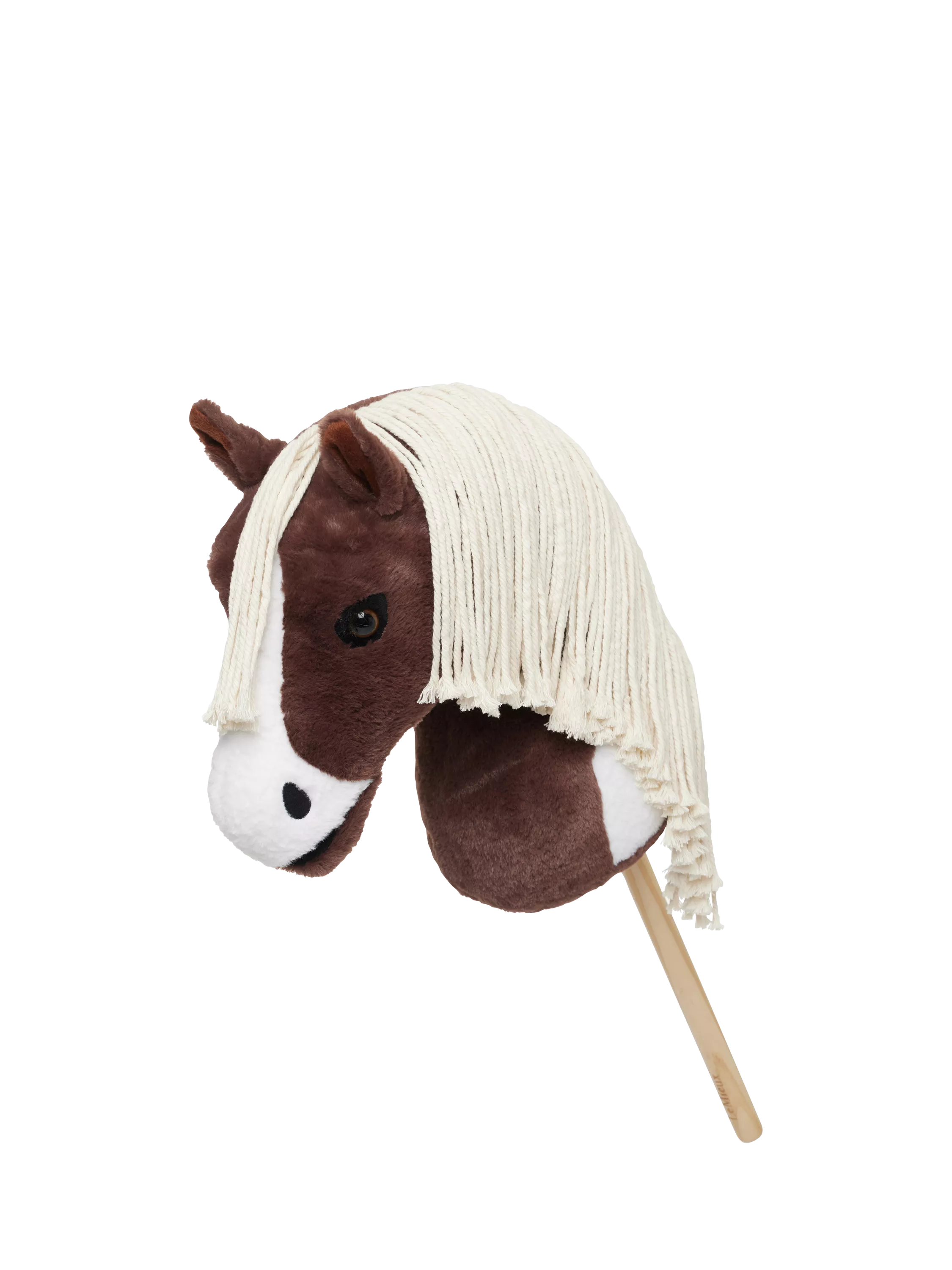 LeMieux Flash Hobby Horse skewbald toy, UK version