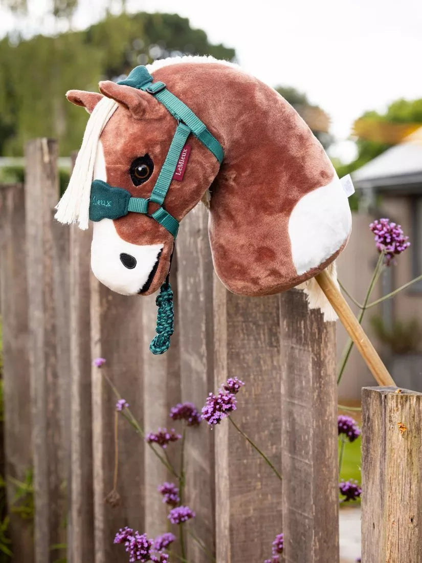 LeMieux Flash Hobby Horse skewbald toy, UK version