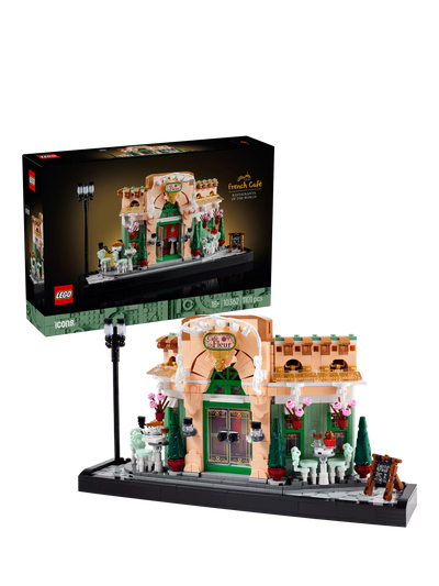 John Lewis LEGO Icons French Café Building Set for Adults- Buy online at McGrocer