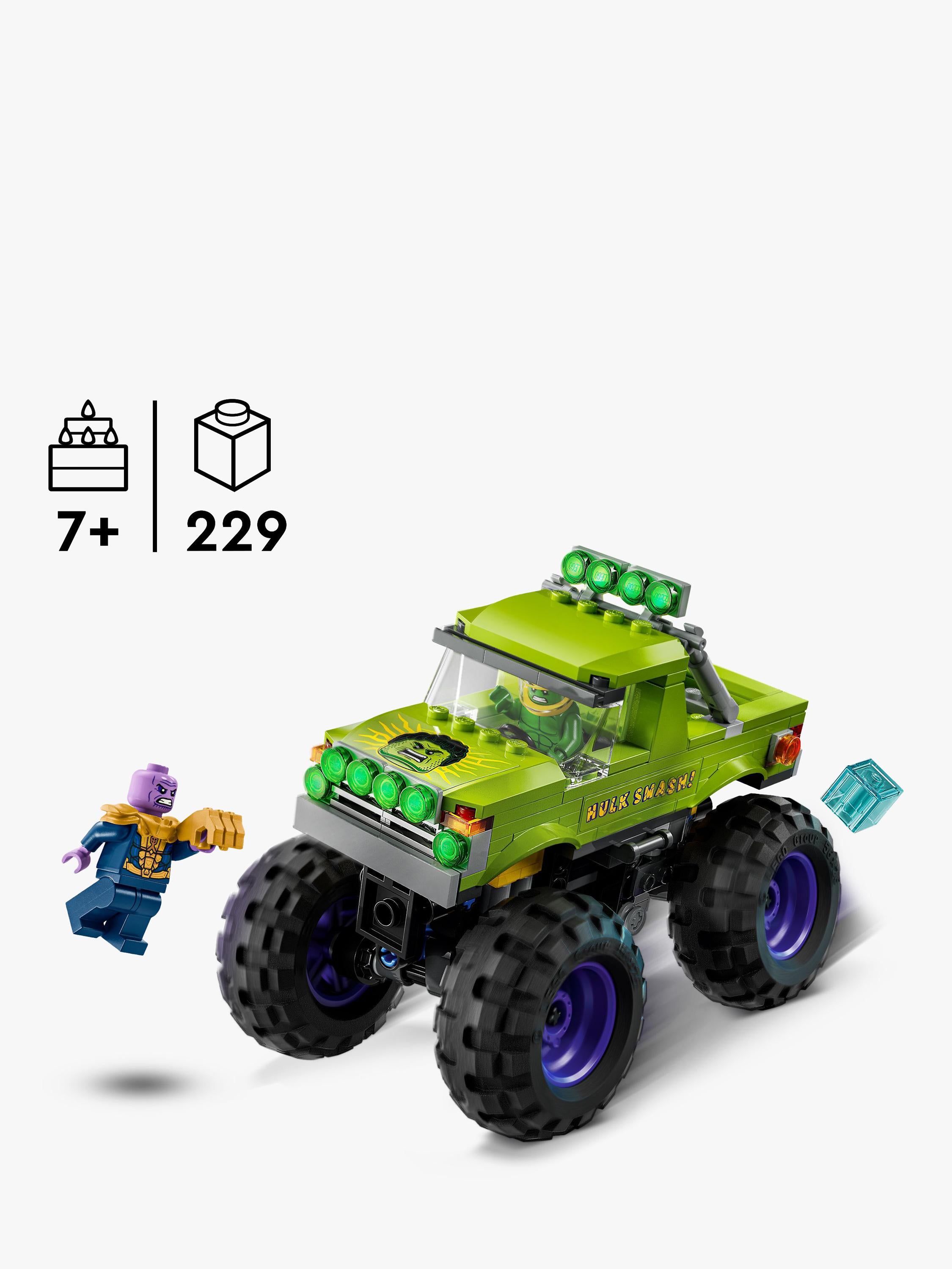 LEGO Marvel Hulk Truck building set 229 pieces imported from the UK
