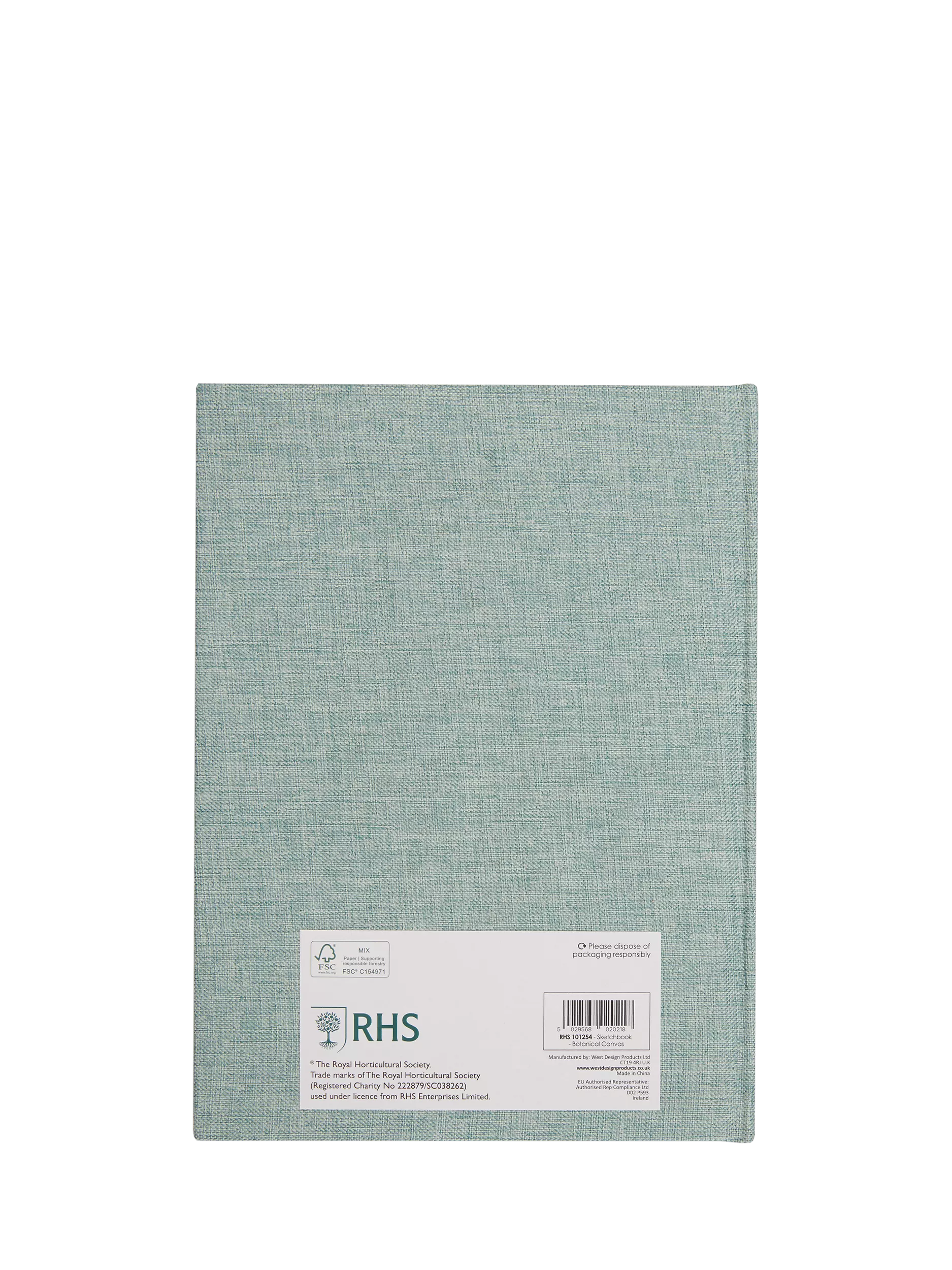 RHS botanical sketchbook hardbound 160 pages (British brand)