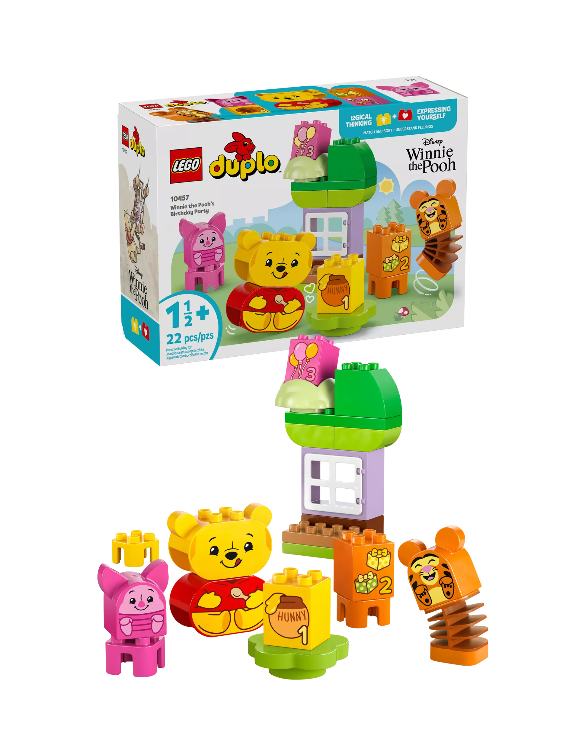 LEGO DUPLO Disney Winnie the Pooh Birthday Party building toy set, UK version