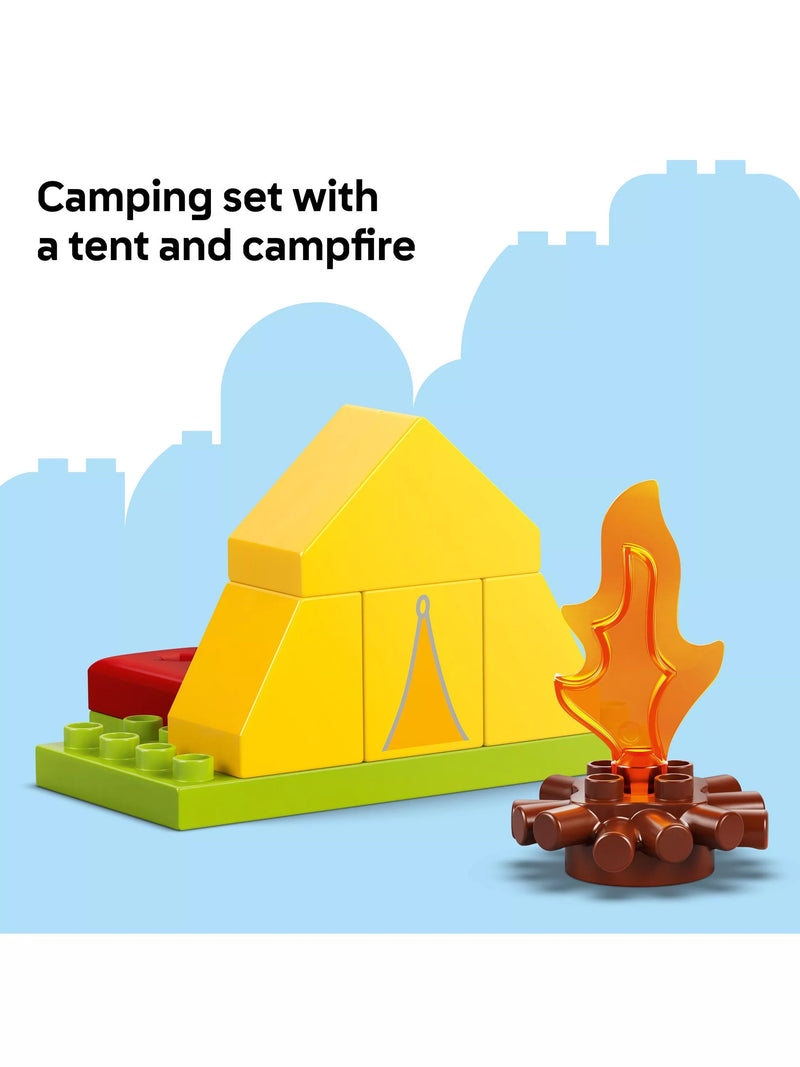 LEGO DUPLO Peppa Pig camping trip set, imported from the UK