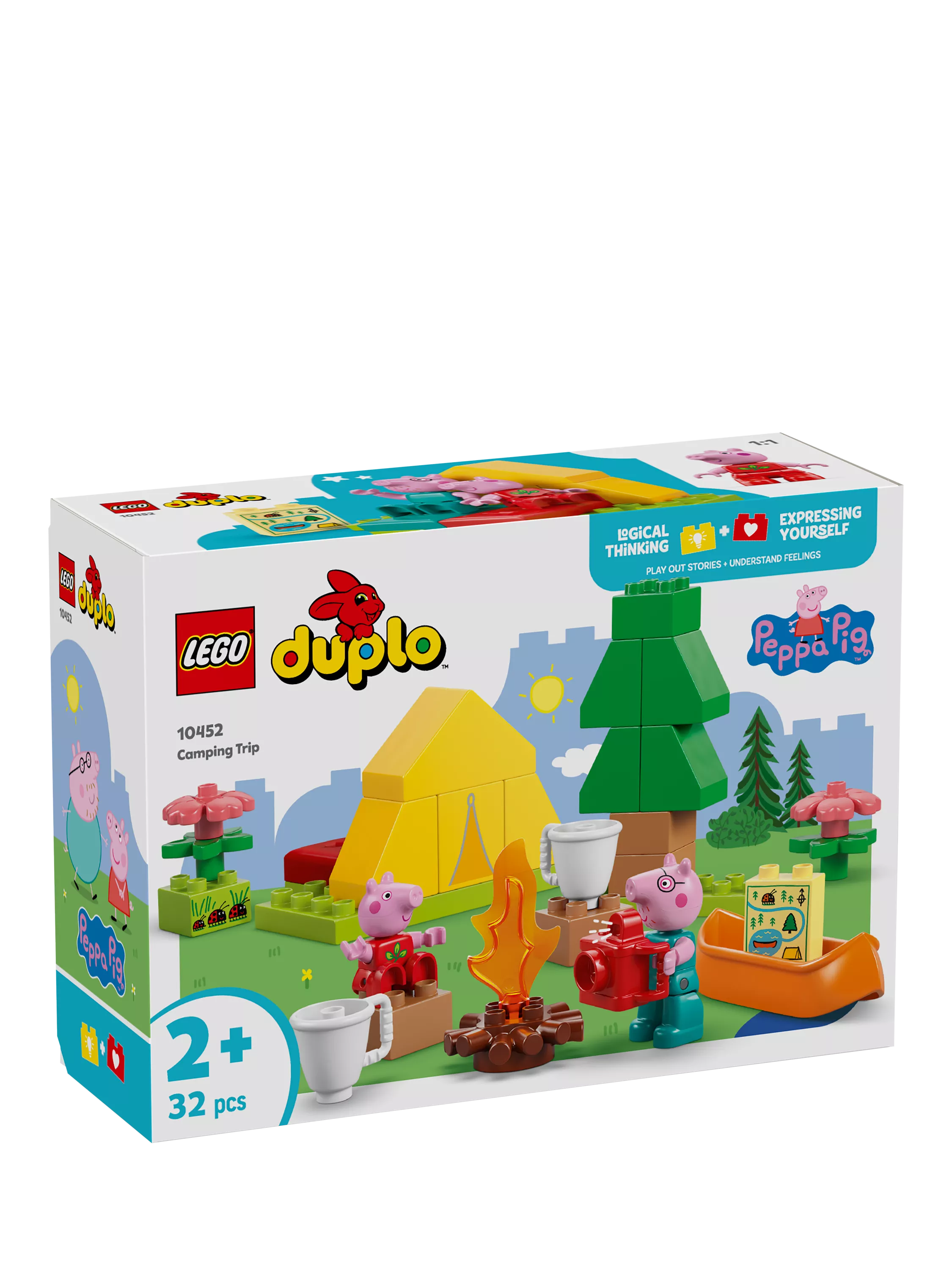 LEGO DUPLO Peppa Pig camping trip set, imported from the UK