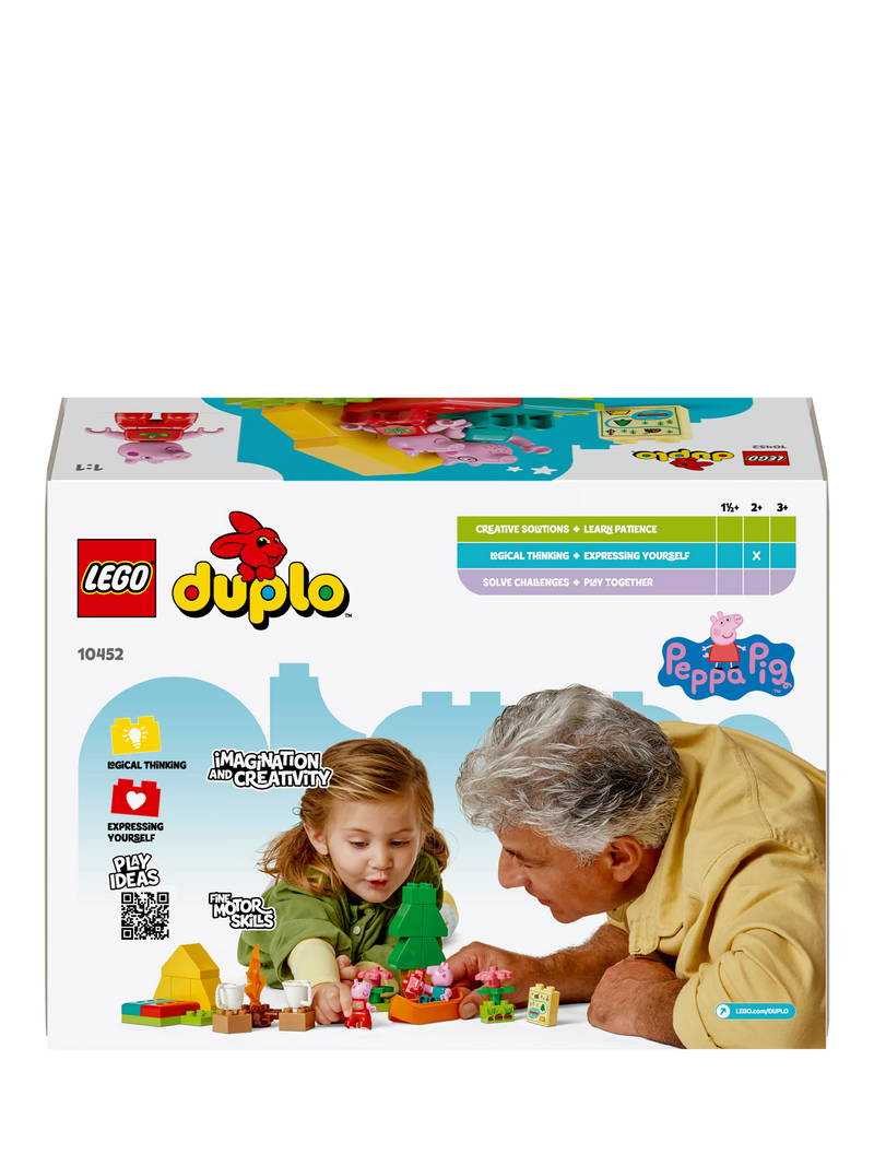 LEGO DUPLO Peppa Pig camping trip set, imported from the UK