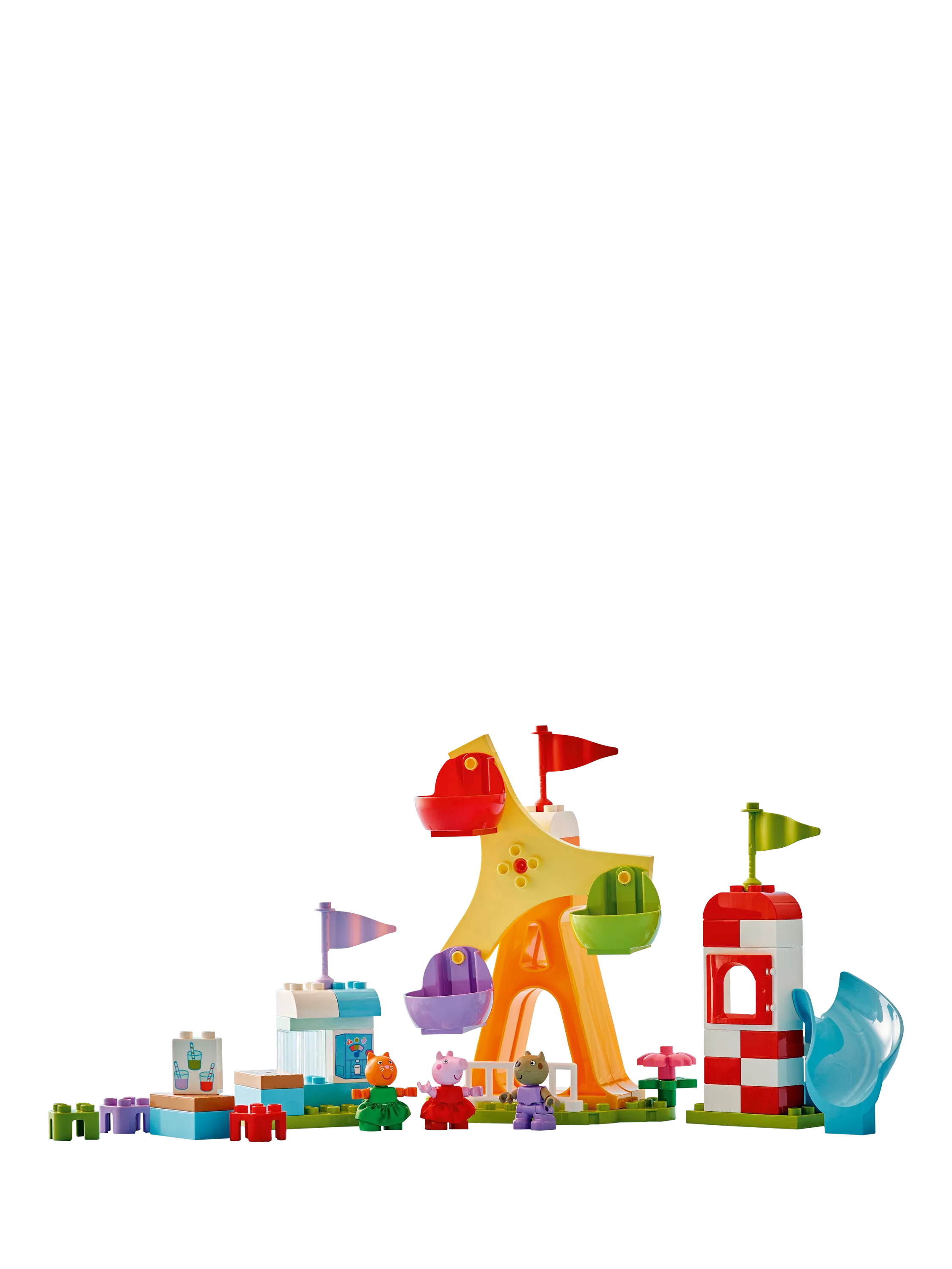 LEGO DUPLO Peppa Pig Funfair toddler toy, UK version
