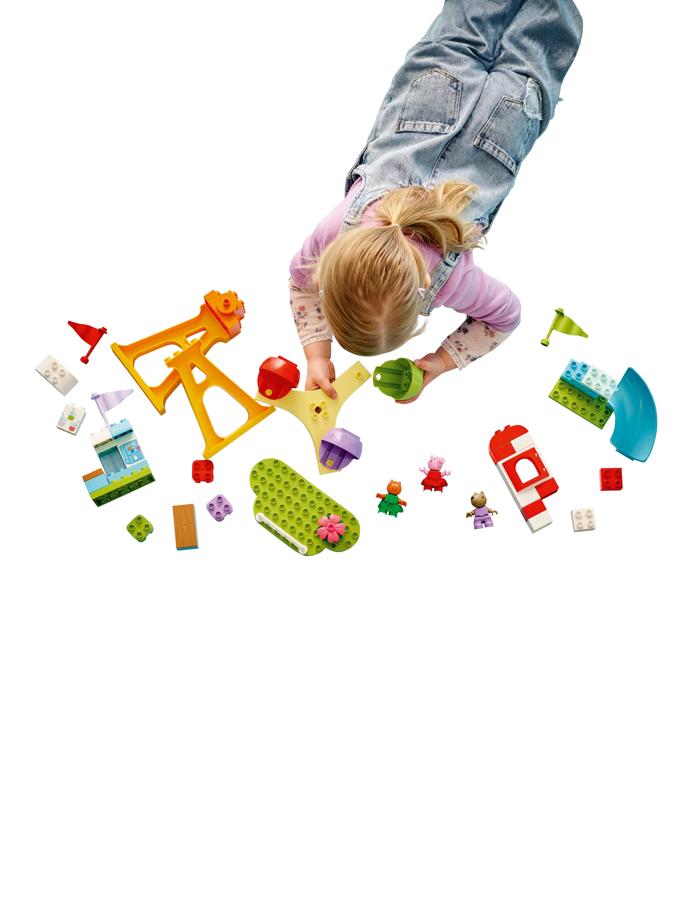 LEGO DUPLO Peppa Pig Funfair toddler toy, UK version
