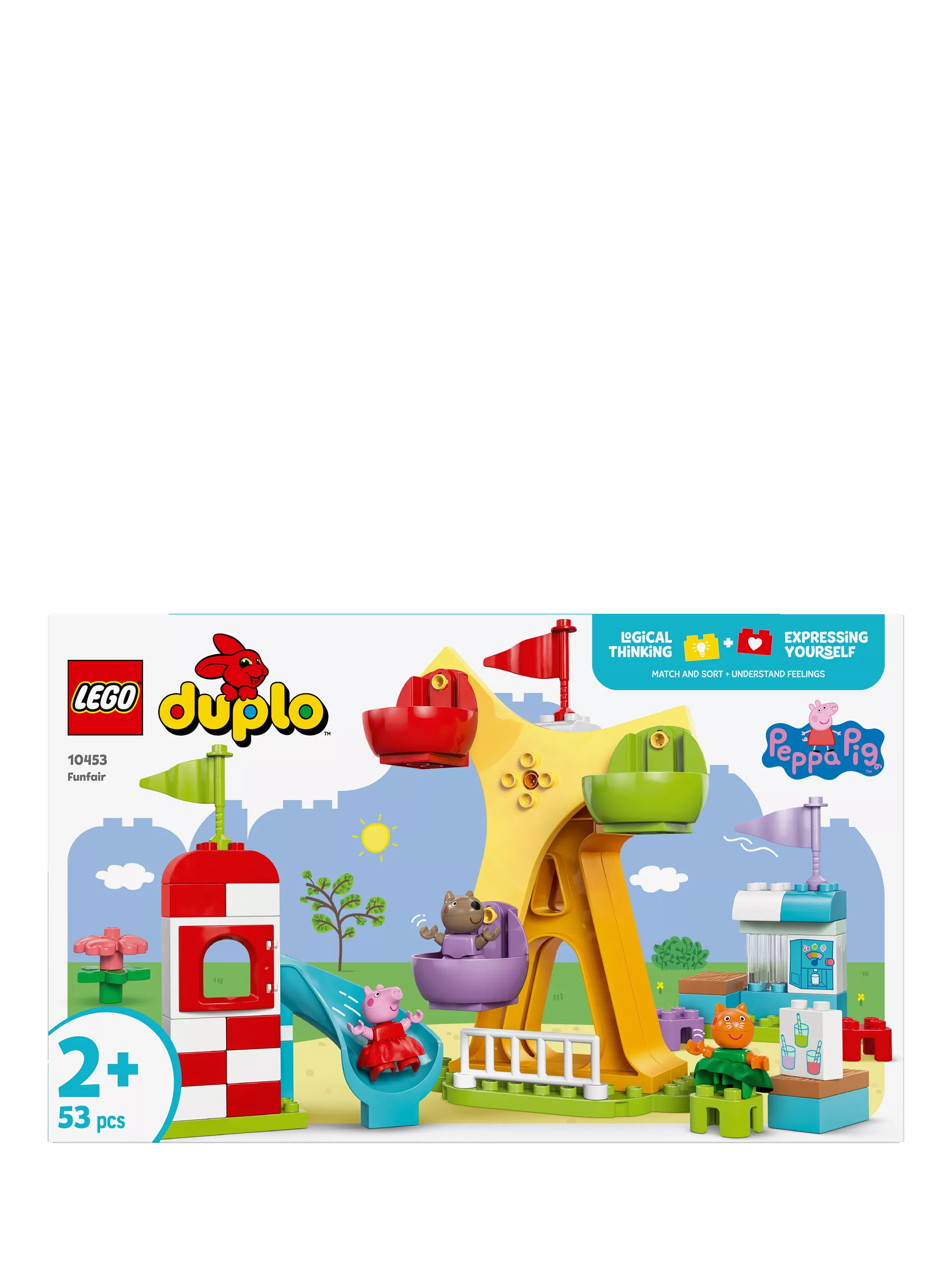 LEGO DUPLO Peppa Pig Funfair toddler toy, UK version