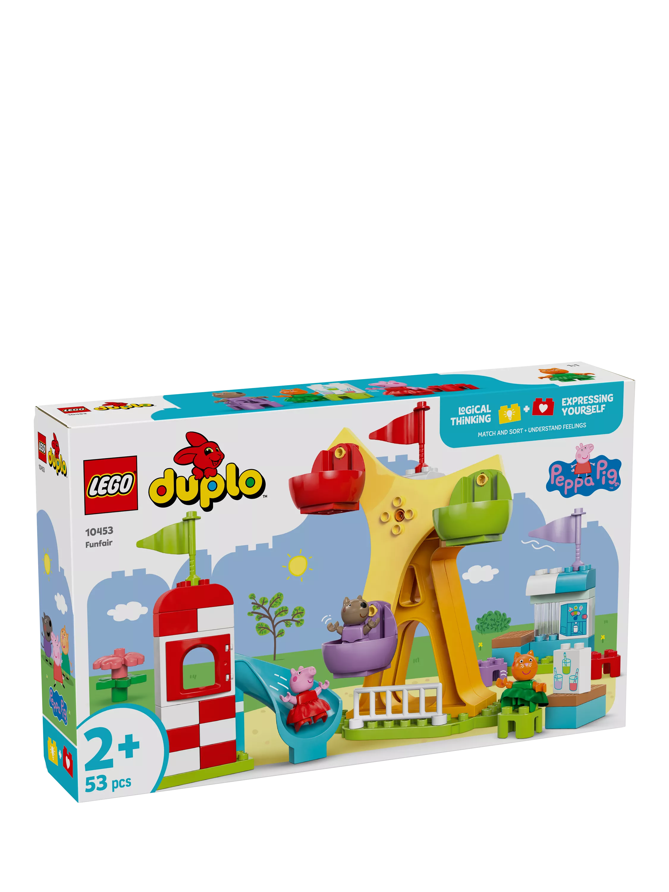 LEGO DUPLO Peppa Pig Funfair toddler toy, UK version