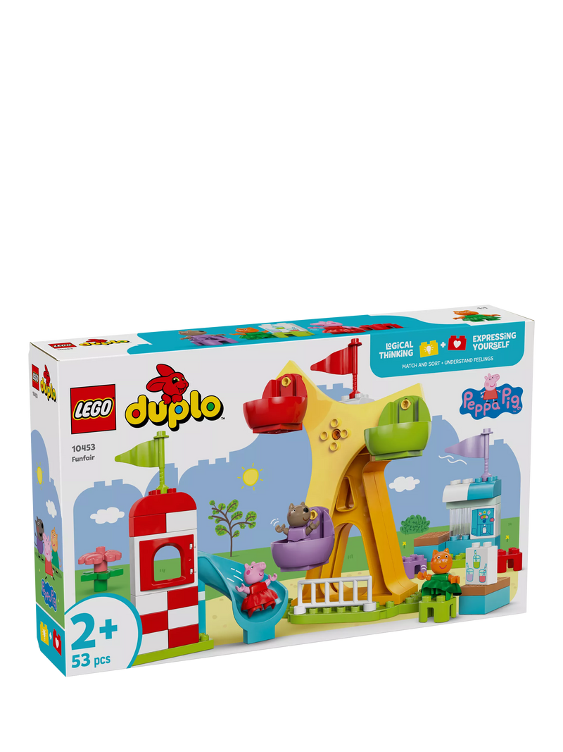 LEGO DUPLO Peppa Pig Funfair toddler toy, UK version
