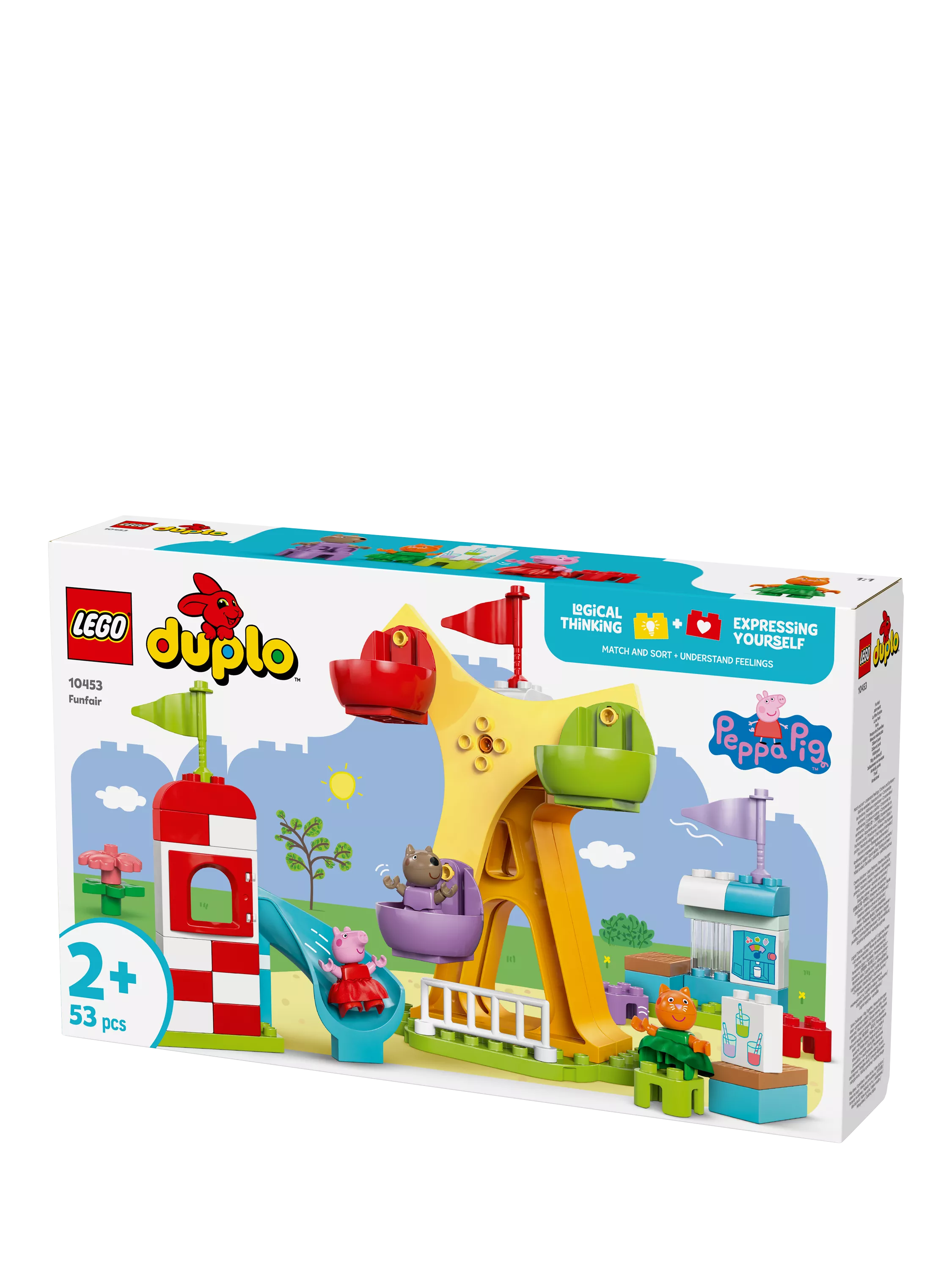 LEGO DUPLO Peppa Pig Funfair toddler toy, UK version