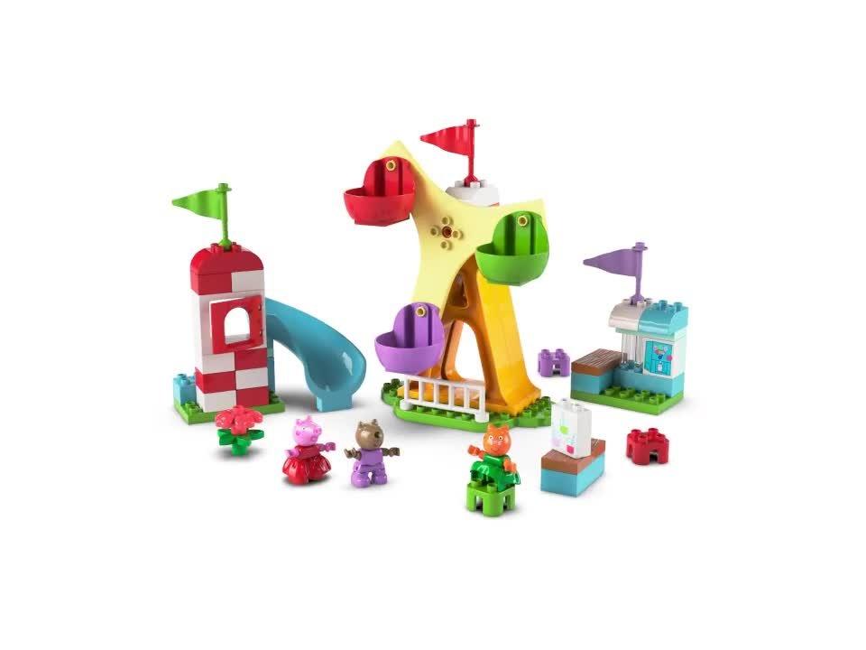 LEGO DUPLO Peppa Pig Funfair toddler toy, UK version