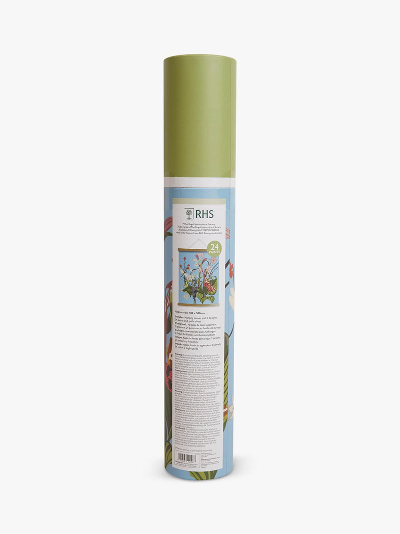 RHS paint by numbers kit exotic floral (British brand)
