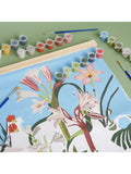 RHS paint by numbers kit exotic floral (British brand)