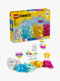 Lego Classic Transparent Box 340 pcs colourful bricks, UK version