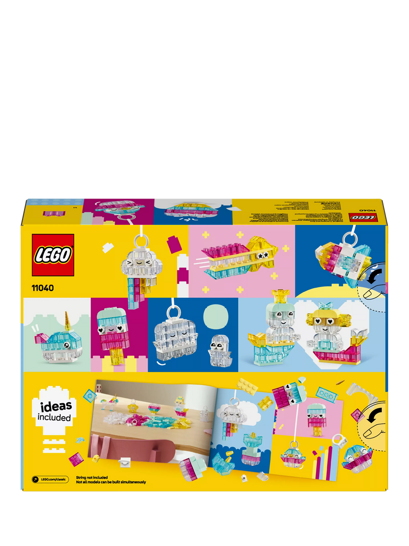 Lego Classic Transparent Box 340 pcs colourful bricks, UK version