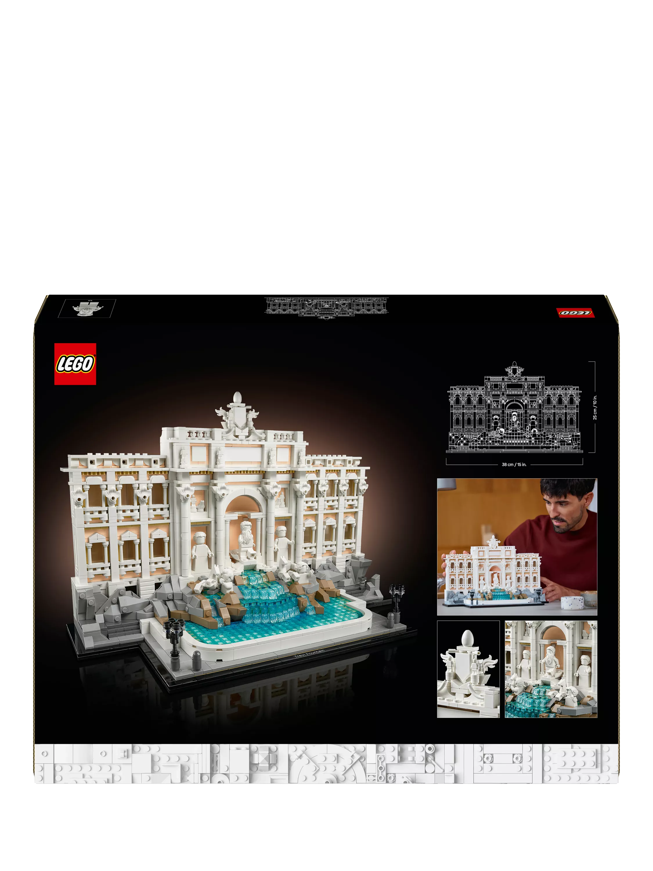 Trevi Fountain Architecture Model Set 21062, UK version
