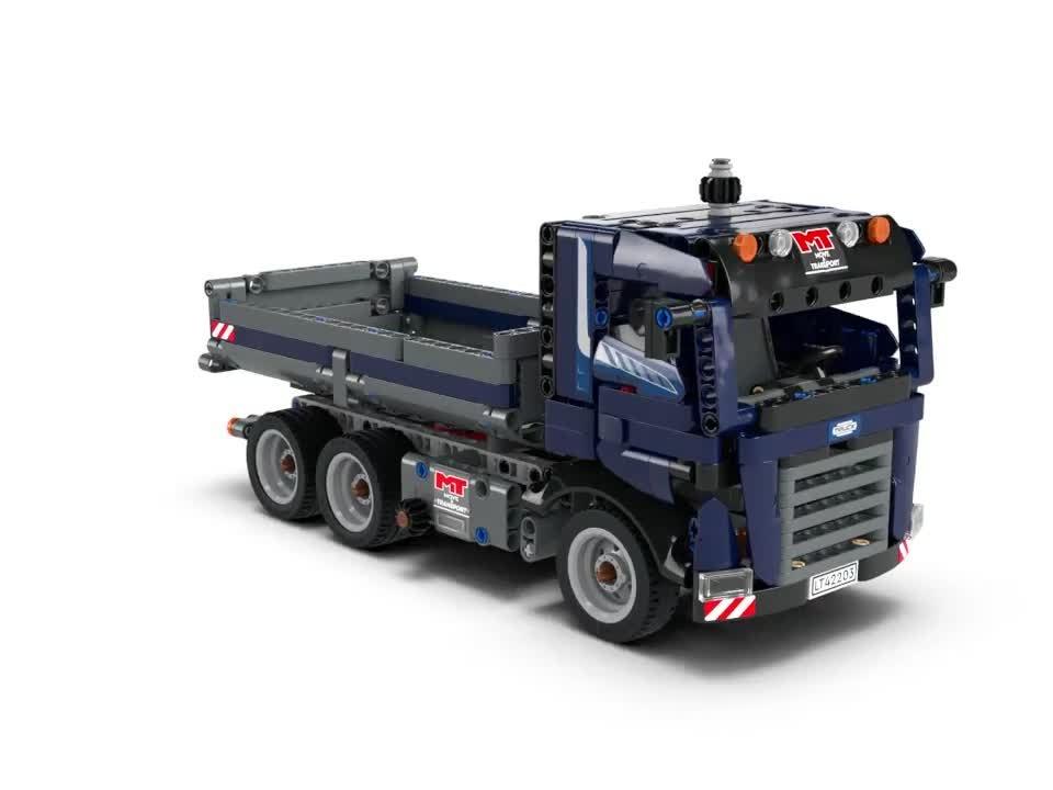LEGO Technic Tipping Dump Truck toy, UK version