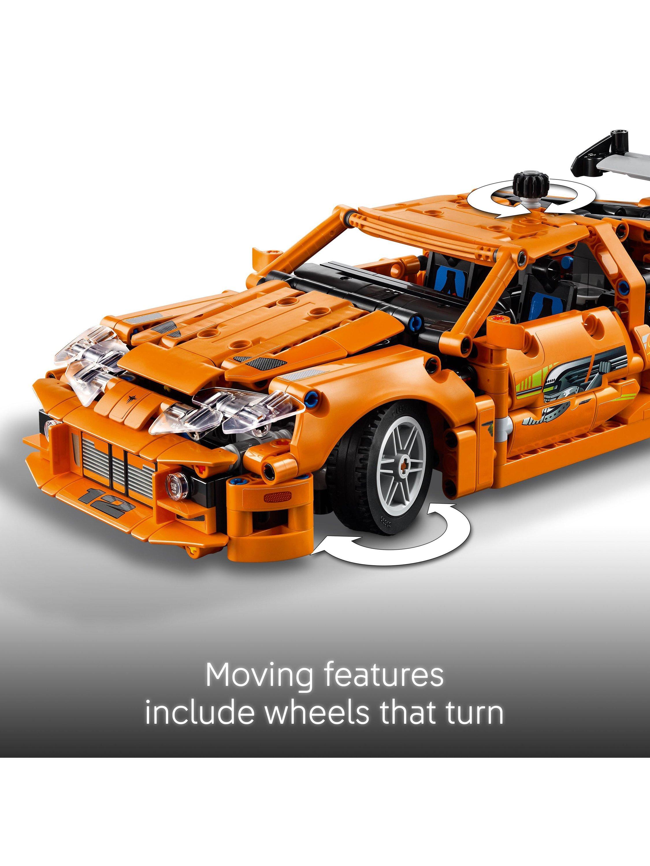 LEGO Technic Fast & Furious Toyota Supra MK4 model car building set, UK version