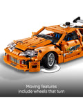 LEGO Technic Fast & Furious Toyota Supra MK4 model car building set, UK version