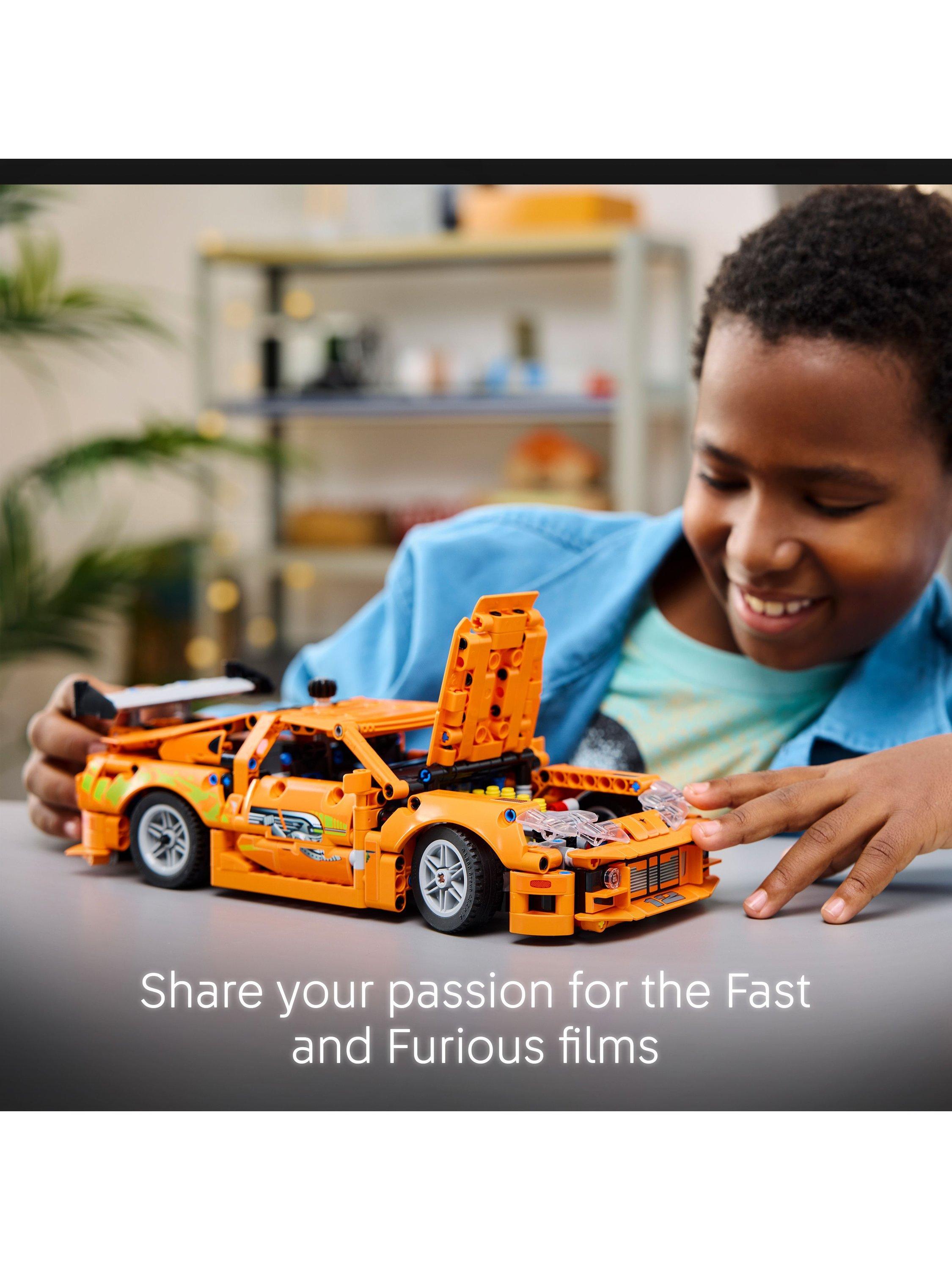 LEGO Technic Fast & Furious Toyota Supra MK4 model car building set, UK version