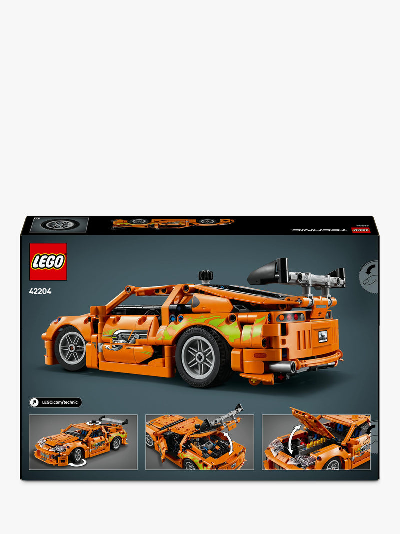 LEGO Technic Fast & Furious Toyota Supra MK4 model car building set, UK version