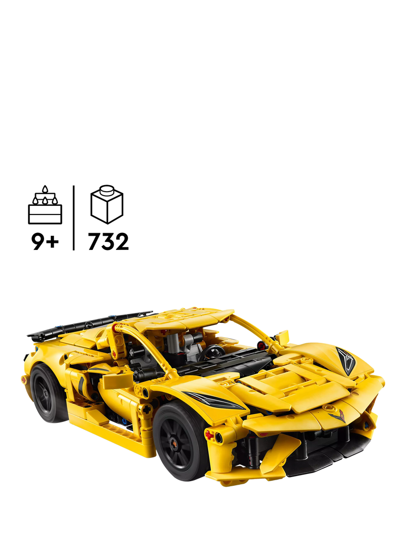 LEGO Technic Chevrolet Corvette Stingray 732-piece building set - British product
